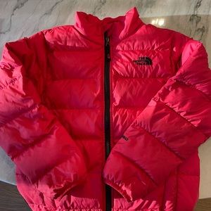 Boys The North Face down jacket.